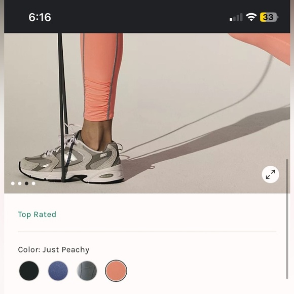 Just peachy Free People You're A Peach Leggings medium boho activewear spring - Picture 4 of 10